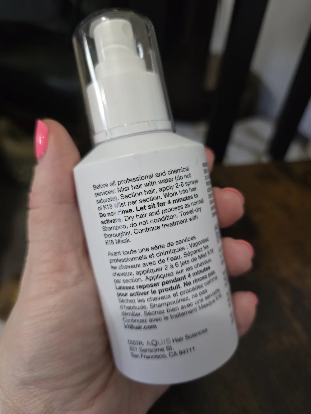 K18 Biomimetic Hairscience Professional Molecular Repair Hair Mist